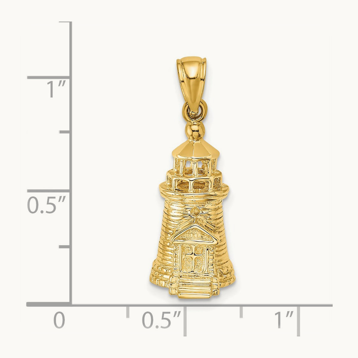 3-D Brant Point Lighthouse Nantucket Harbor — 27.27mm