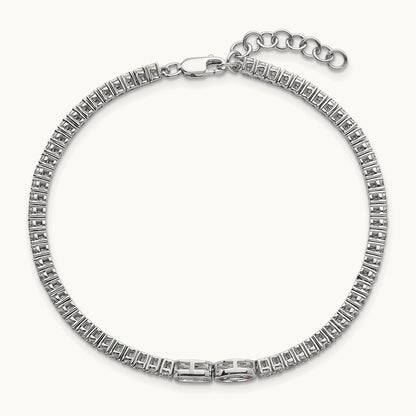 With Ext. Tennis Bracelet, 3.00 ct tw Lab-Grown Diamond