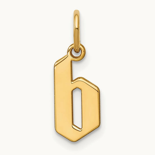 Lower case Initial Pendant — B
