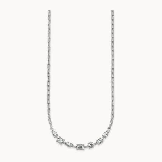With 1/ Ext. Tennis Necklace, 2.00 ct tw Lab-Grown Diamond