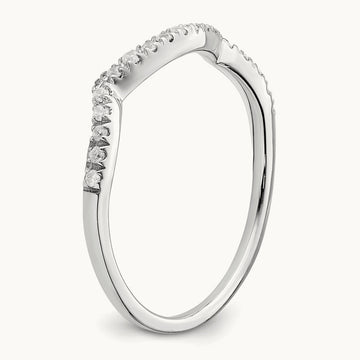 Contoured Diamond Band — photo set