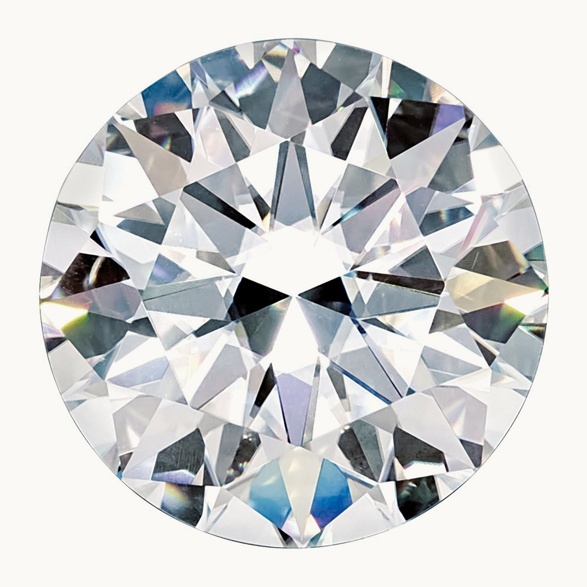 Round Brilliant Pure Light D-E-F Moissanite, 5mm