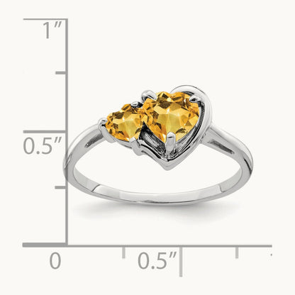 Gemstone Ring, 14K White Gold