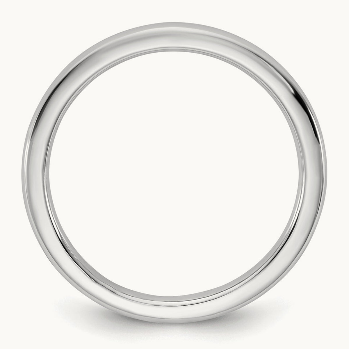 European Comfort Fit Band — 14K White Gold, 2mm