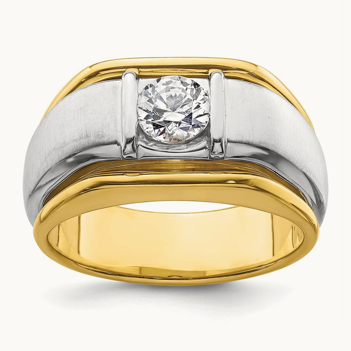 Men's Ring, 0.75 ct tw Lab-Grown Diamond