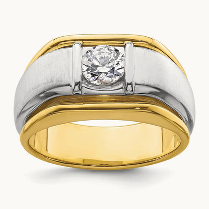 Men's Ring, 0.75 ct tw Lab-Grown Diamond