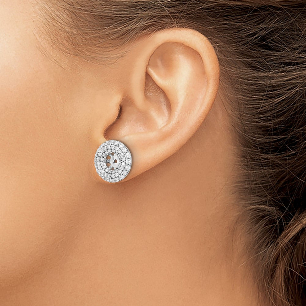 Diamond Earring Jackets — 14mm
