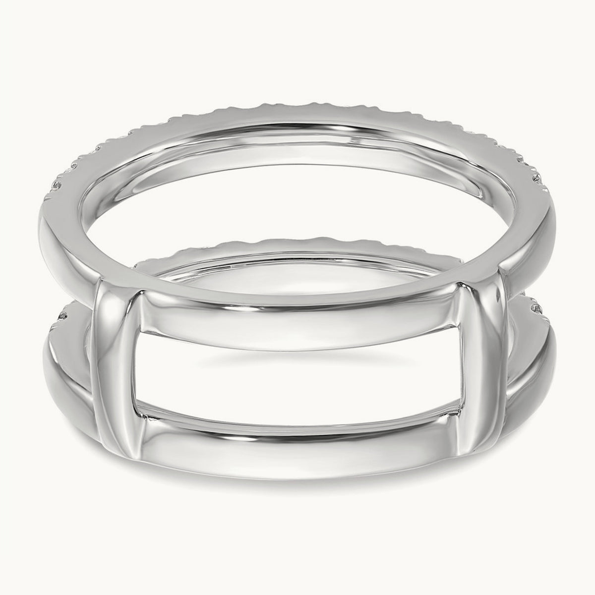 Ring Guard, 0.75 ct tw Lab-Grown Diamond — 14K White Gold