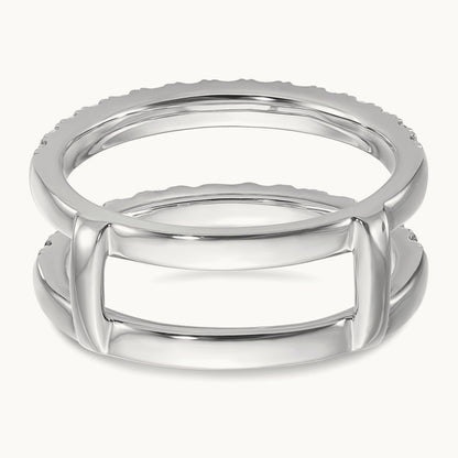 Ring Guard, 0.75 ct tw Lab-Grown Diamond — 14K White Gold
