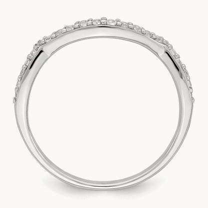 Contoured Diamond Band — photo set