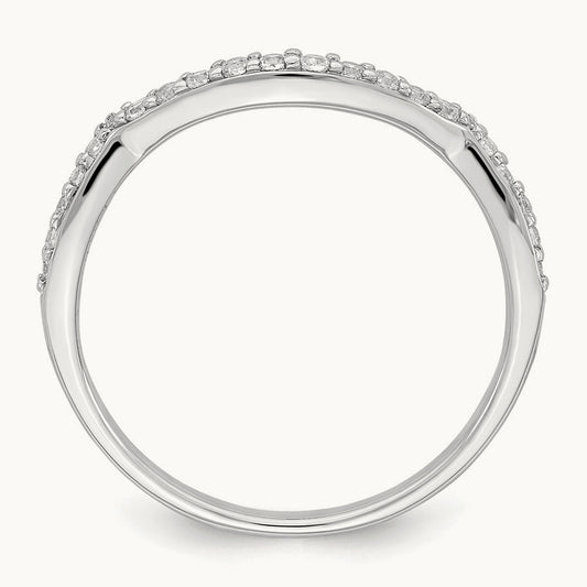 Contoured Diamond Band — photo set