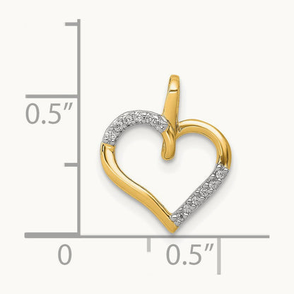 Diamond Heart Pendant — photo set