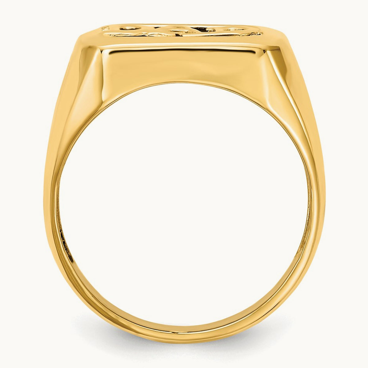AA Diamond Men's Onyx Dad Ring, 14K