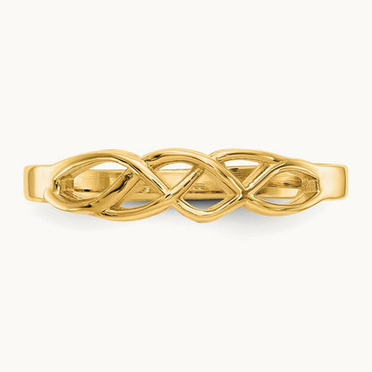 Free Form Knot Ring, 14K