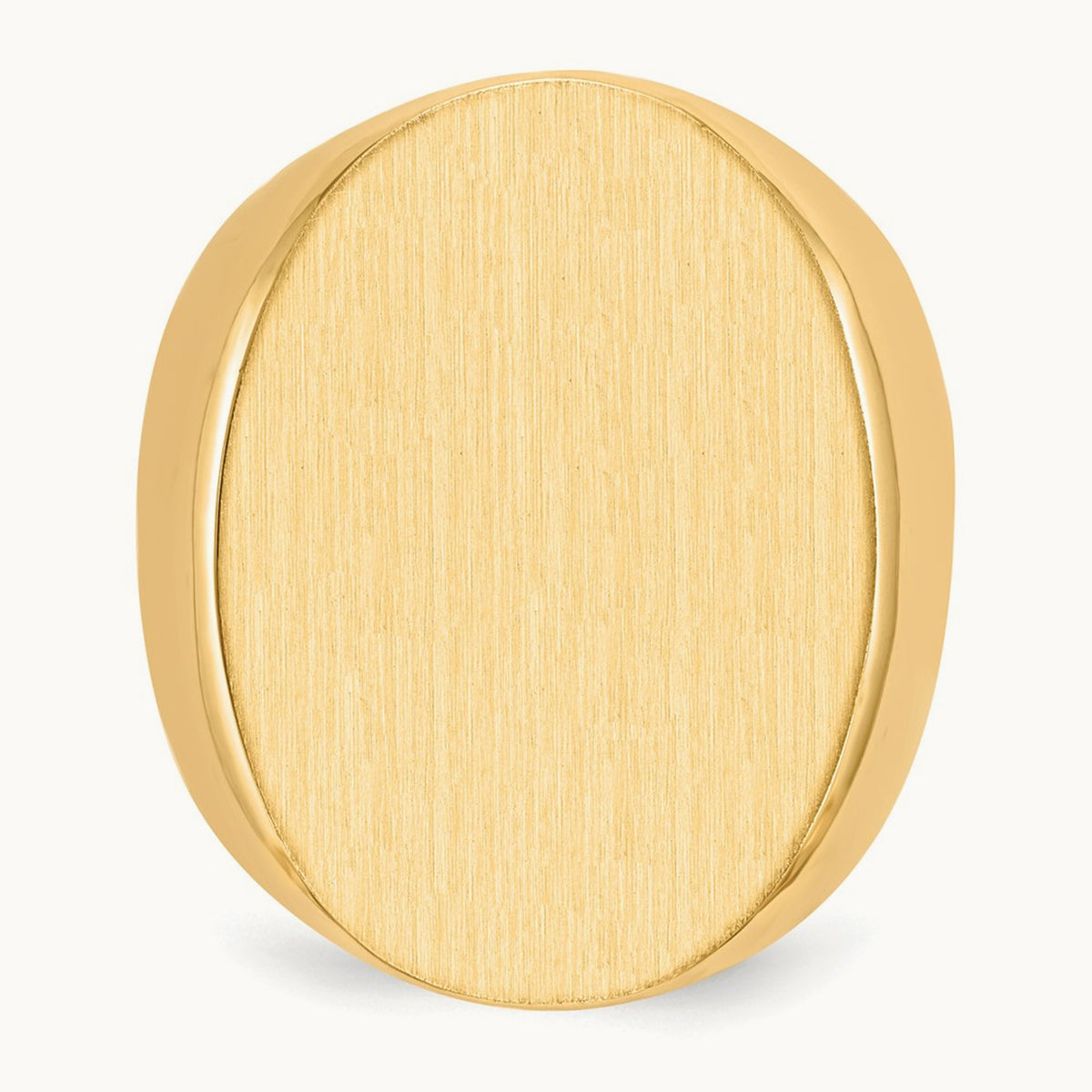 Open Back Mens Signet Ring — photo set