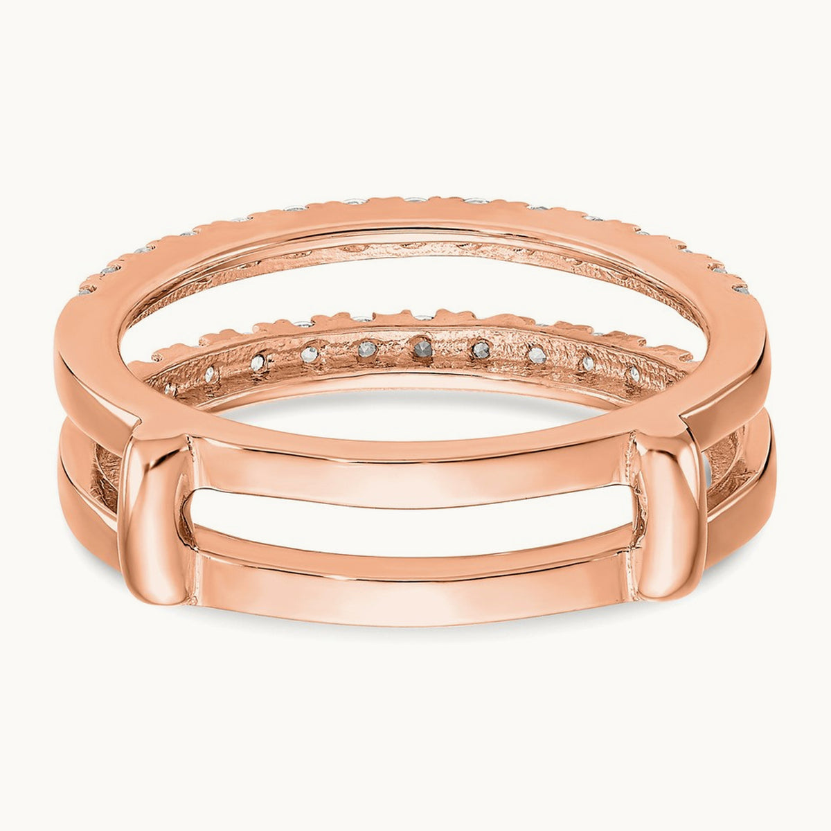 Ring Guard, 0.50 ct tw Lab-Grown Diamond — VS/SI (Great), 14K Rose Gold
