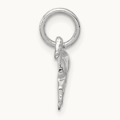 Horse Charm, 14K White Gold