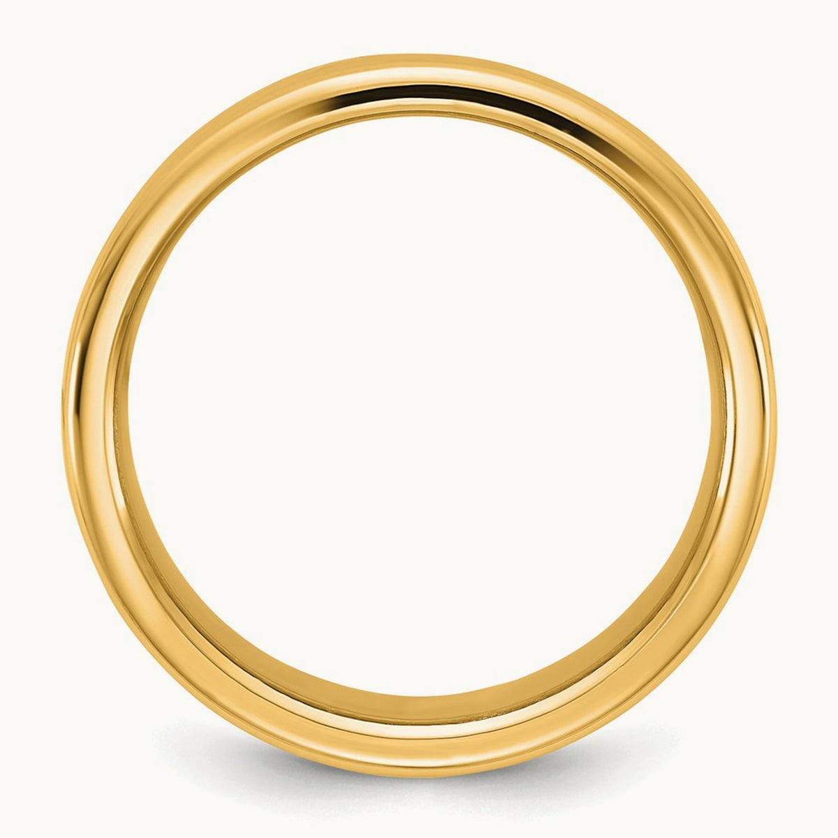 European Comfort Fit Band — 14K Yellow Gold, 10mm