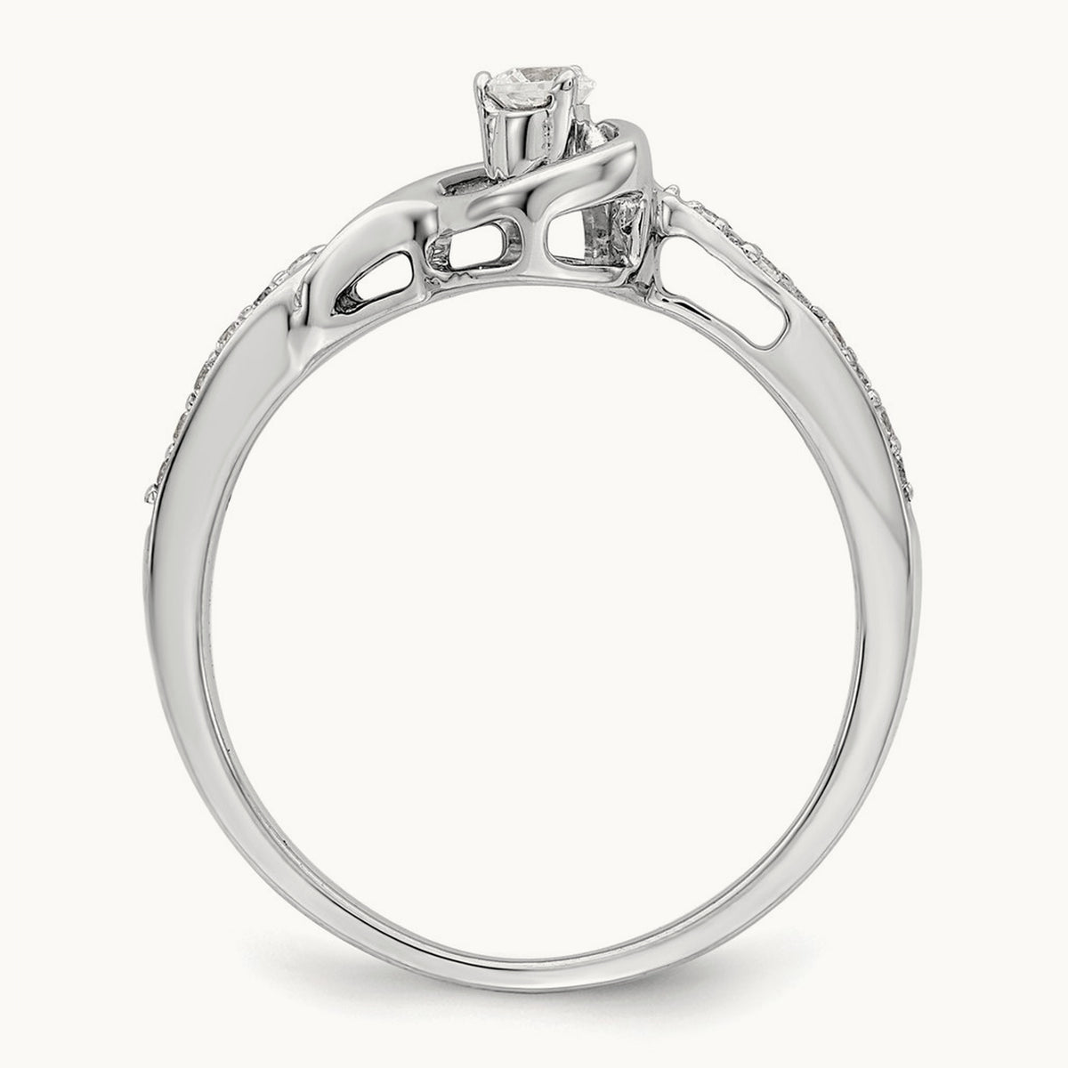 Petite Engagement Ring, 0.20 ct tw Lab-Grown Diamond