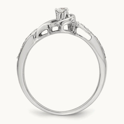Petite Engagement Ring, 0.20 ct tw Lab-Grown Diamond