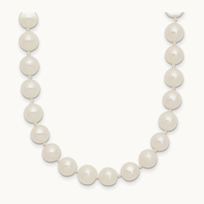 WG 6- White Freshwater Cultured Pearl 20in Necklace, 7mm, 14K