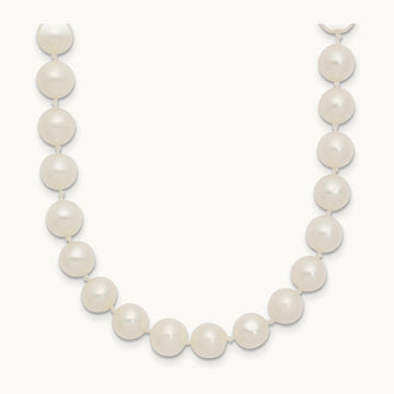 WG 6- White Freshwater Cultured Pearl 20in Necklace, 7mm, 14K