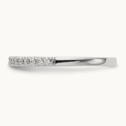 Diamond Wedding Band, 14K White Gold