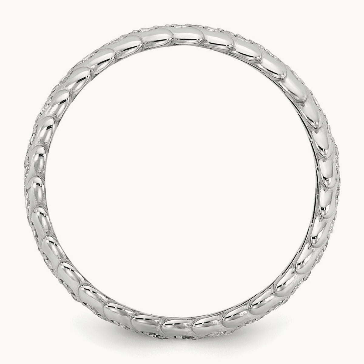 Polished Diamond Band Ring Complete — photo set (2)