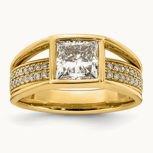 Princess Ring, 1.75-3.00 ct tw Lab-Grown Diamond