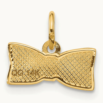 Fancy Half Hair Bow, 14K