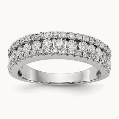 Diamond Band, 14K White Gold
