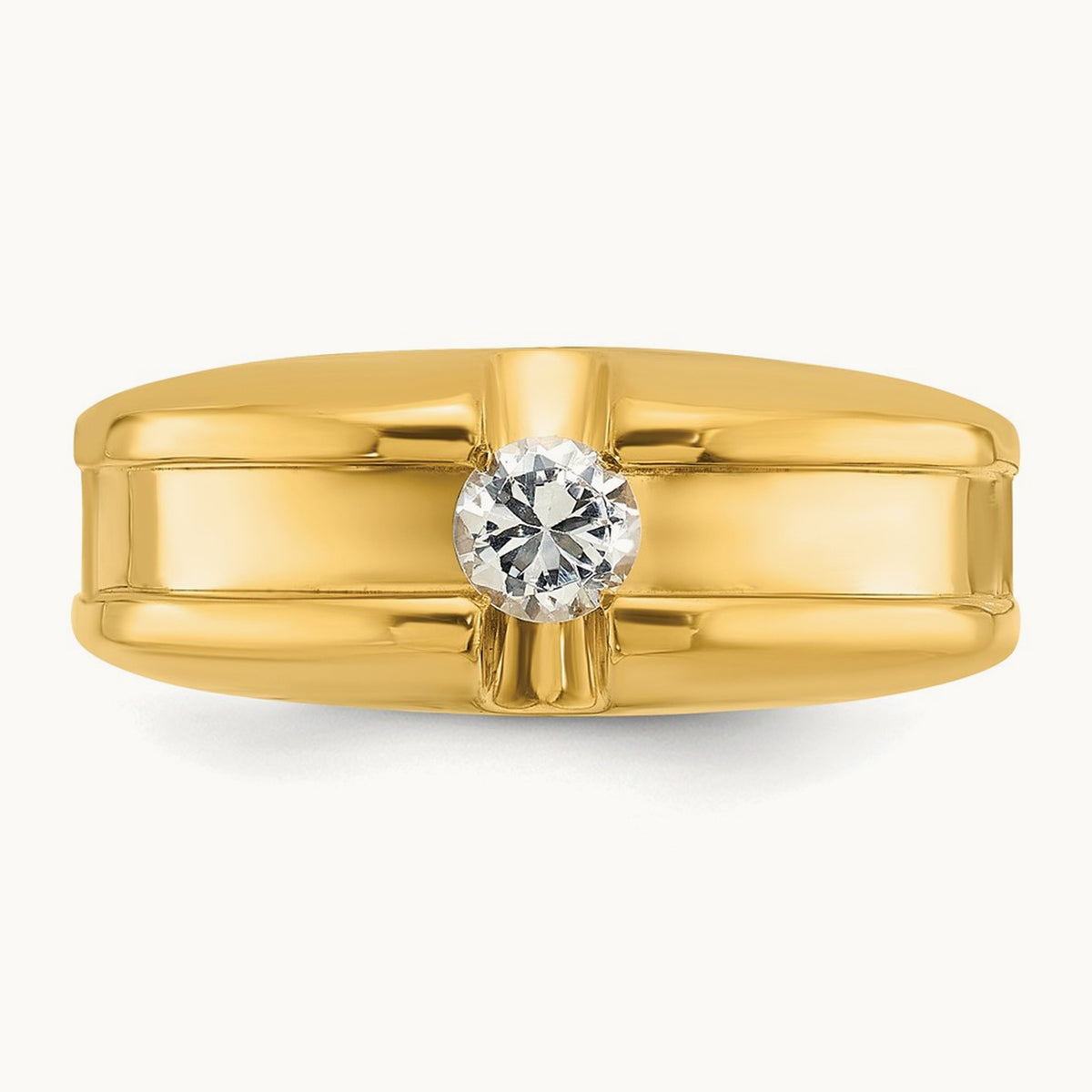 IBGoodman Men's Diamond Complete Ring, 14K