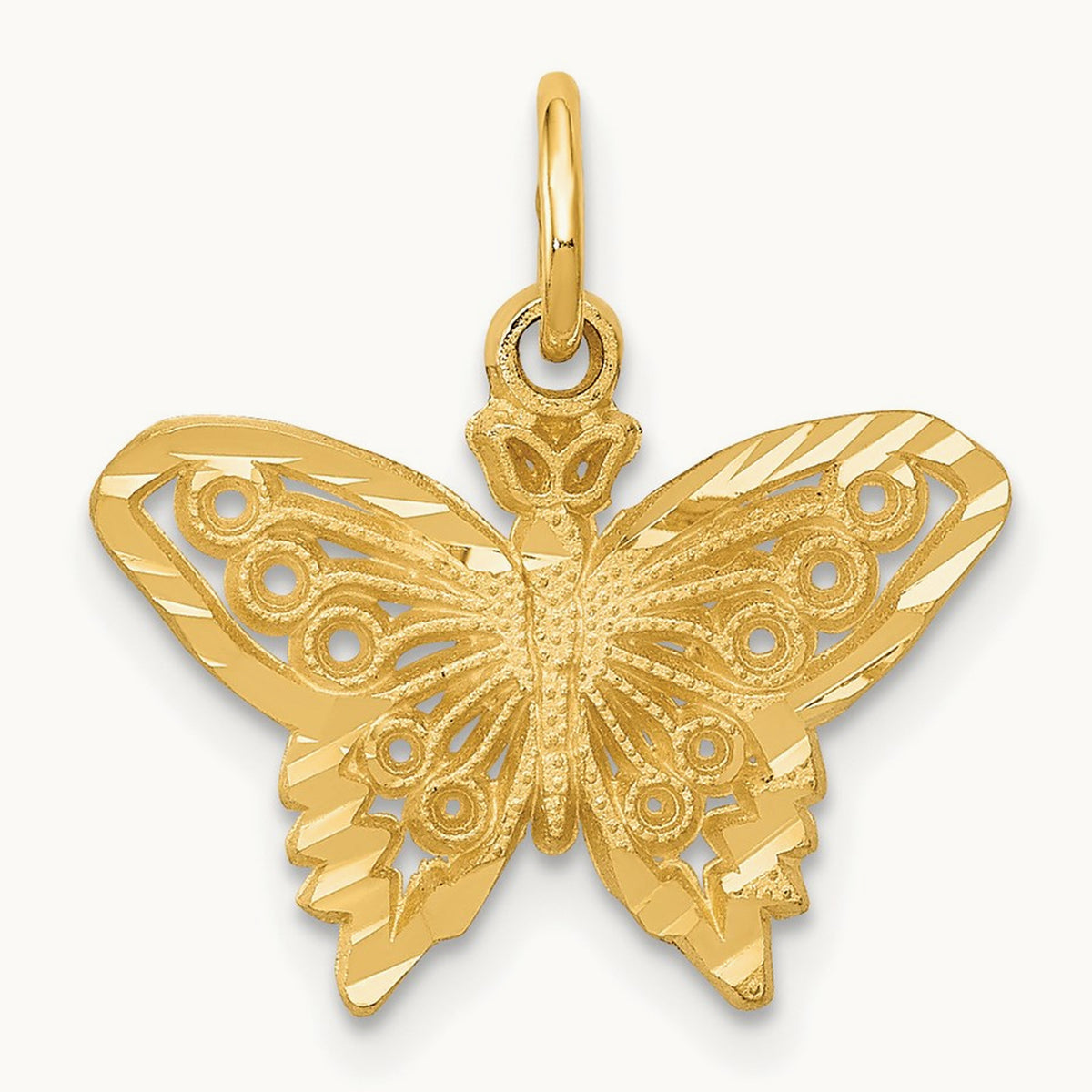 Butterfly Charm, 14K