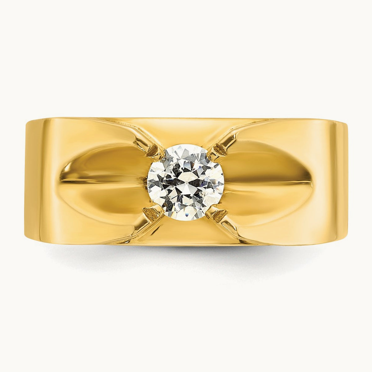 IBGoodman Men's Diamond Complete Ring, 14K