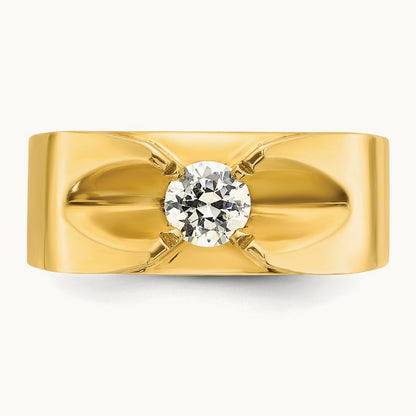 IBGoodman Men's Diamond Complete Ring, 14K
