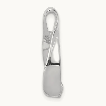 Fits up to Omega/ 4mm Reversible Omega Slide, 2mm, 14K White Gold