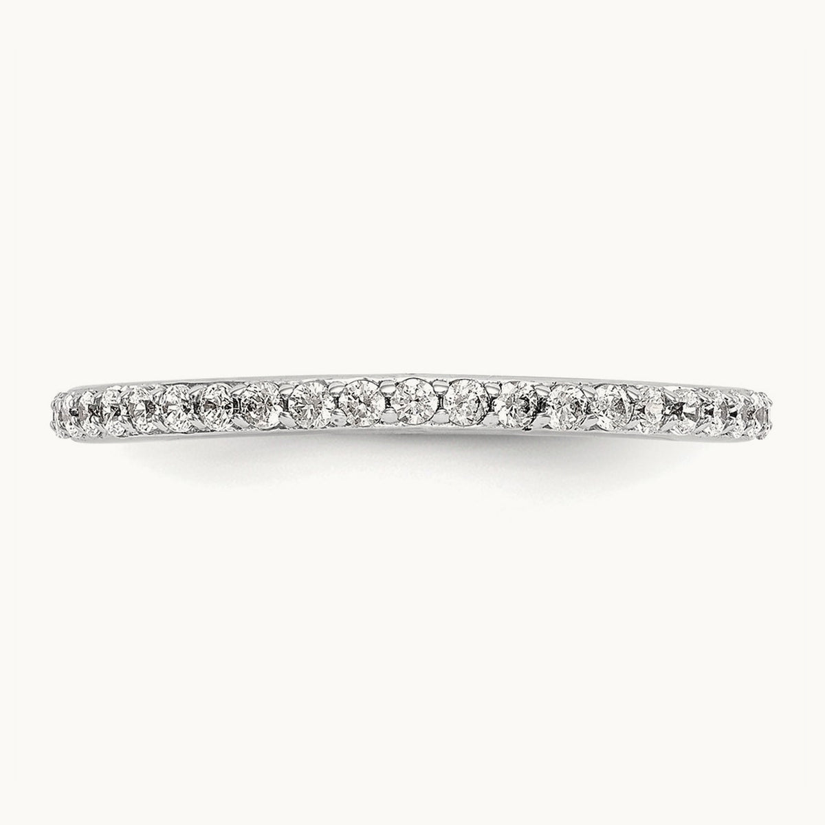 Shared-Prong Wedding Band — 2/7 ct, 7