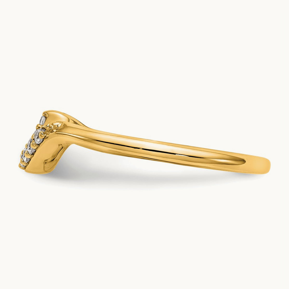 Diamond Wedding Band, 0.09 ct tw, 14K Gold — 14K Yellow Gold
