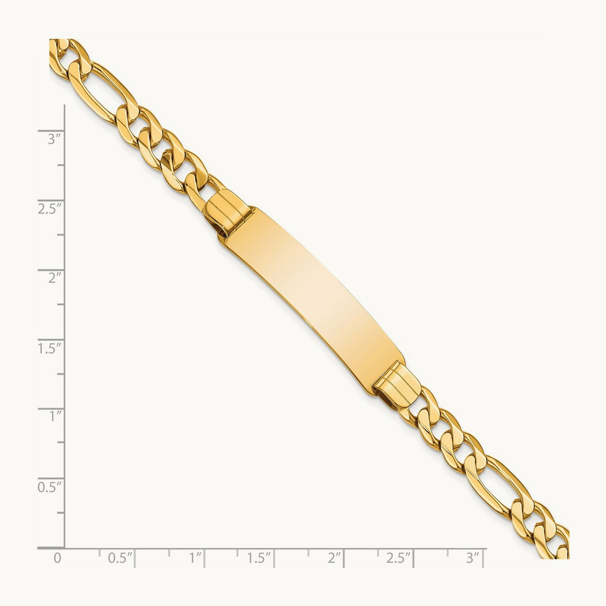 Figaro ID Bracelet, 14K