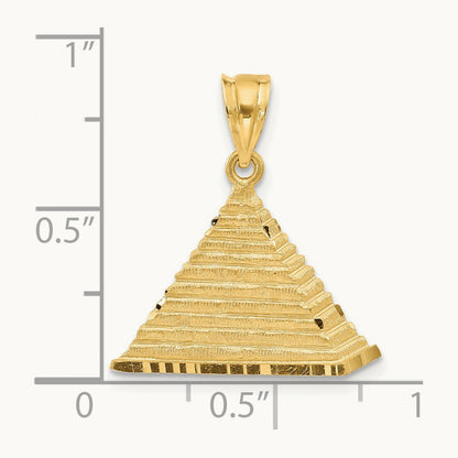 Pyramid Charm, 14K