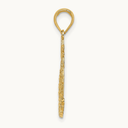 BAHAMAS Pineapple Charm, 14K