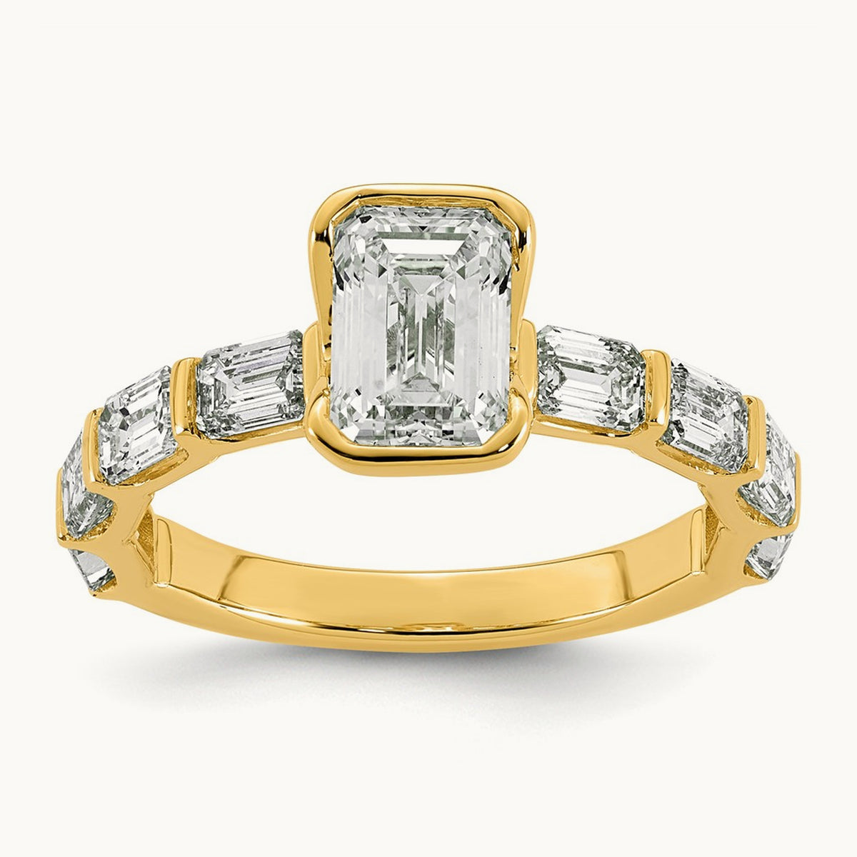 Emerald-cut Center Ring, 3.00 ct tw Lab-Grown Diamond