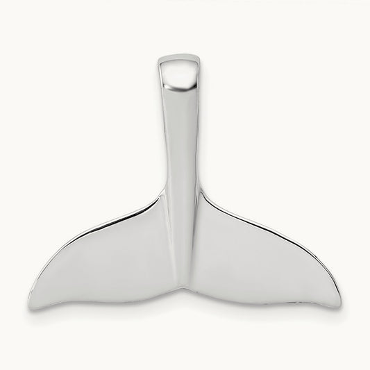 Whale Tail Slide, 14K White Gold