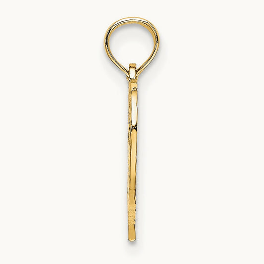 25 In Heart Charm, 14K