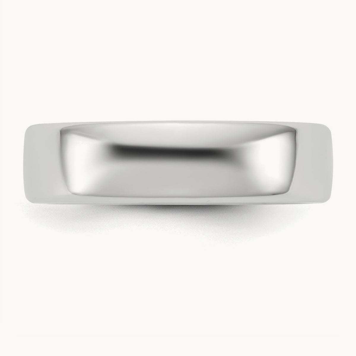 European Comfort Fit Band — 14K White Gold, 5.5mm