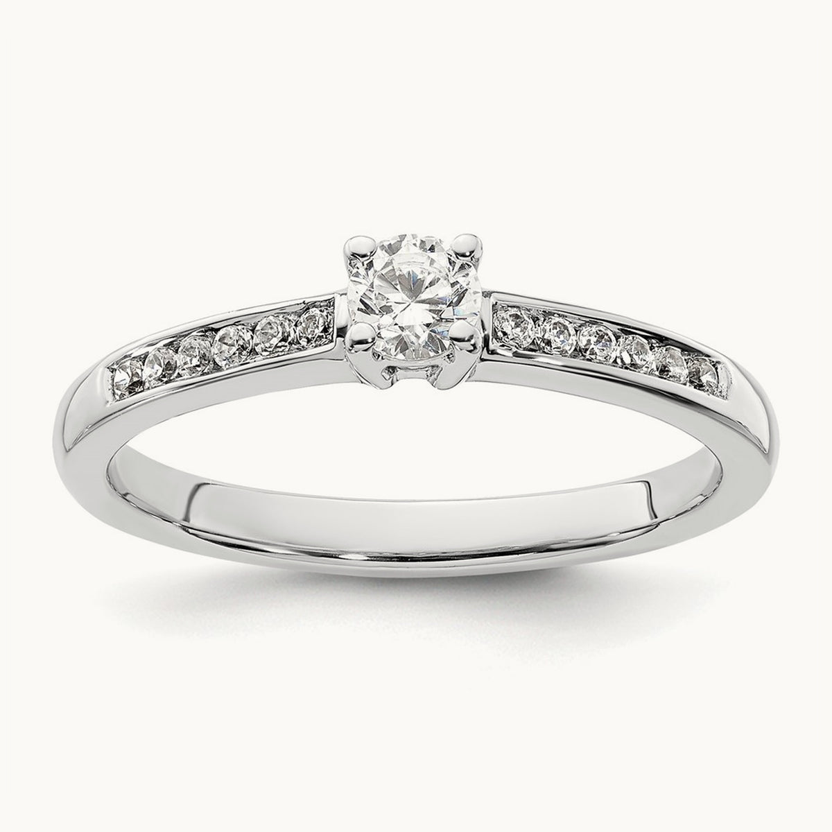 Semi-Mount Engagement Ring — 1/8 ct, Standard, 7