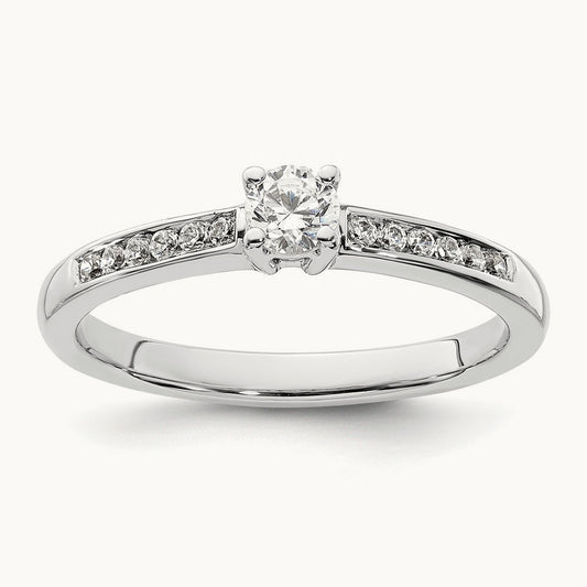 Semi-Mount Engagement Ring — 1/8 ct, Standard, 7