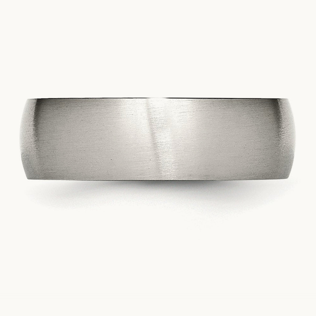 Brushed Half Round Band — 7mm