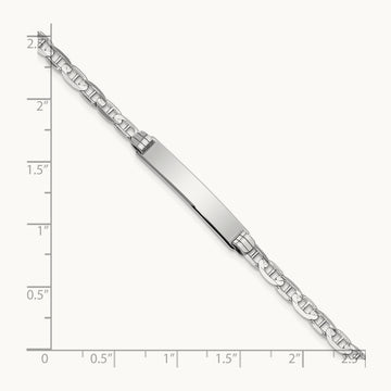 WG Anchor Link ID Bracelet, 14K