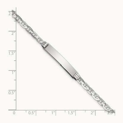 WG Anchor Link ID Bracelet, 14K